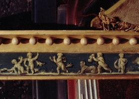 Part of the pelmet Trompe l'oeil and Grisaille